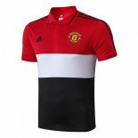 Polo Manchester United 2019-20 Rouge Blanc Noir