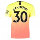 Maillot Manchester City NO.30 Otamendi 3ª 2019-20 Orange