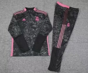 Survetement Real Madrid 2021-22 Noir Rose Gris