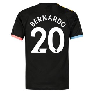 Maillot Manchester City NO.20 Bernardo 2ª 2019-20 Noir