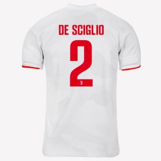 Maillot Juventus NO.2 Sciglio 2ª 2019-20 Gris Blanc