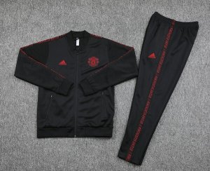 Survetement Manchester United 2019-20 Noir Rouge