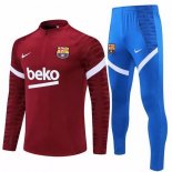 Survetement Barcelone 2021-22 Rouge Bleu Blanc