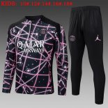 Enfant Sweatshirt PSG 2025-26 Noir Rosa 3