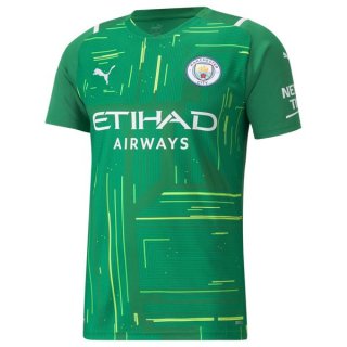 Thailande Maillot Manchester City Gardien 2021-22 Vert