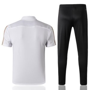 Polo Real Madrid Conjunto Complet 2019-20 Noir Blanc