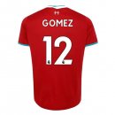 Maillot Liverpool NO.12 Gomez 1ª 2020-21 Rouge