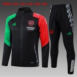 Enfant Survetement Arsenal 2024-25 Noir Enfant Survetement Arsenal 2024-25 Noir