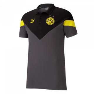 Polo Borussia Dortmund 2019-20 Noir Gris