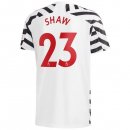Maillot Manchester United NO.23 Shaw 3ª 2020-21 Blanc