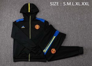 Sweat Shirt Capuche Manchester United 2021-22 Noir