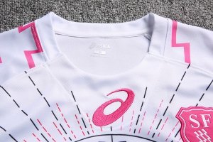 Thailande Maillot Stade Français Paris 2ª 2017 2018 Blanc