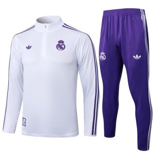 Sweatshirt Real Madrid 2025-26 Blanc 4
