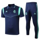 Polo Real Madrid Conjunto Complet 2019-20 Bleu Marine