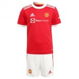 Maillot Manchester United 1ª Enfant 2021-22 Rouge