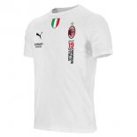 Maillot AC Milan 19 Campion Italie 2022-23 Blanc