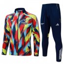 Survetement Arsenal 2025-26 Rouge Bleu 2