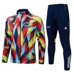 Survetement Arsenal 2025-26 Rouge Bleu 2
