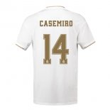 Maillot Real Madrid NO.14 Casemiro 1ª 2019-20 Blanc