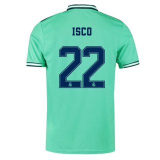 Maillot Real Madrid NO.22 Isco 3ª 2019-20 Vert