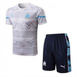 Maillot Entrainement Marseille Ensemble Complet 2022-23 Blanc