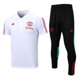Polo Manchester United Ensemble Complet 2024 Blanc 2