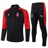 Survetement AC Milan 2020-21 Rouge Noir