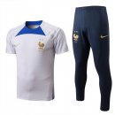 Maillot France Ensemble Complet 2022-23 Blanc