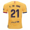 Maillot Barcelone NO.21 Jong 2ª 2019-20 Jaune