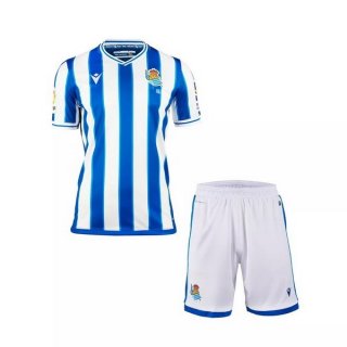 Maillot Real Sociedad 1ª Enfant 2020-21 Blanc Bleu