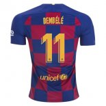 Maillot Barcelone NO.11 O.Dembele 1ª 2019-20 Bleu Rouge