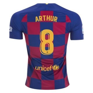 Maillot Barcelone NO.8 Arthur 2ª 2019-20 Jaune