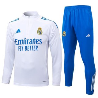 Sweatshirt Real Madrid 2025-26 Blanc 5 Sweatshirt Real Madrid 2025-26 Blanc 5