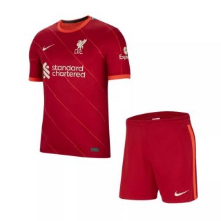 Maillot Liverpool 1ª Enfant 2021-22 Rouge