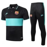 Polo Barcelone Conjunto Complet 2019-20 Noir