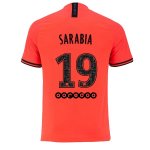Maillot Paris Saint Germain NO.19 Sarabia 2ª 2019-20 Orange Maillot Paris Saint Germain NO.19 Sarabia 2ª 2019-20 Orange