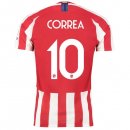 Thailande Maillot Atletico Madrid NO.10 Correa 1ª 2019-20 Rouge