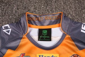 Thailande Maillot Wests Tigers 2017 2018 Jaune