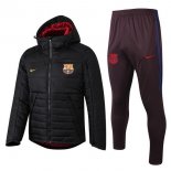 Veste Vers Le Bas Barcelone Conjunto Complet 2019-20 Noir