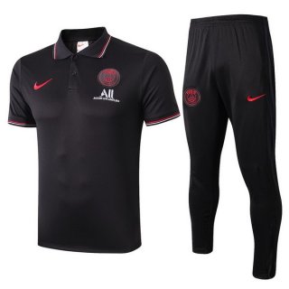 Polo Paris Saint Germain Conjunto Complet 2019-20 Rouge Noir Blanc