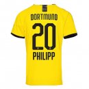 Thailande Maillot Borussia Dortmund NO.20 Phillipp 1ª 2019-20 Jaune
