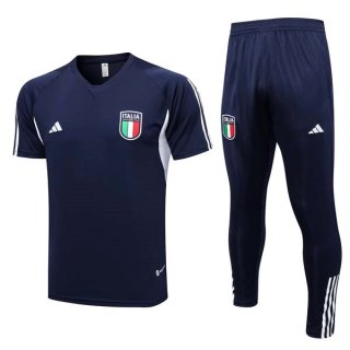 Maillot Italie Ensemble Complet 2023-24 Bleu