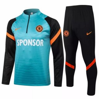 Survetement Chelsea 2021-22 Vert Noir Orange