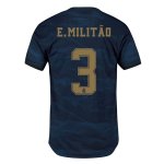 Maillot Real Madrid NO.3 E.Militão 2ª 2019-20 Bleu Maillot Real Madrid NO.3 E.Militão 2ª 2019-20 Bleu