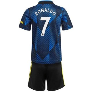 Maillot Manchester United NO.7 Ronaldo 3ª Enfant 2021-22