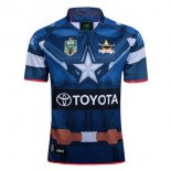 Thailande Maillot Cowboys Capitan America Bleu