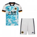 Maillot Wolves 2ª Enfant 2020-21 Blanc