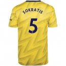 Maillot Arsenal NO.5 Sokratis 2ª 2019-20 Jaune