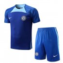 Maillot Entrainement Chelsea Ensemble Complet 2022-23 Bleu 2