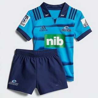 Thailande Maillot Blues 1ª Enfant 2018 Bleu